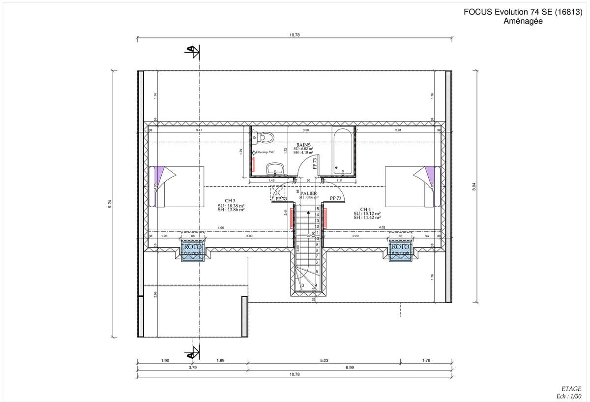 Plan Étage Montargoises Evo City