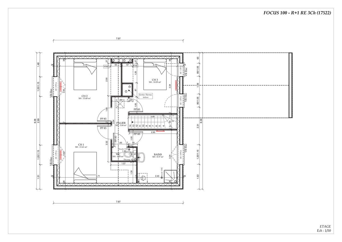 Plan Étage Montargoises Urban