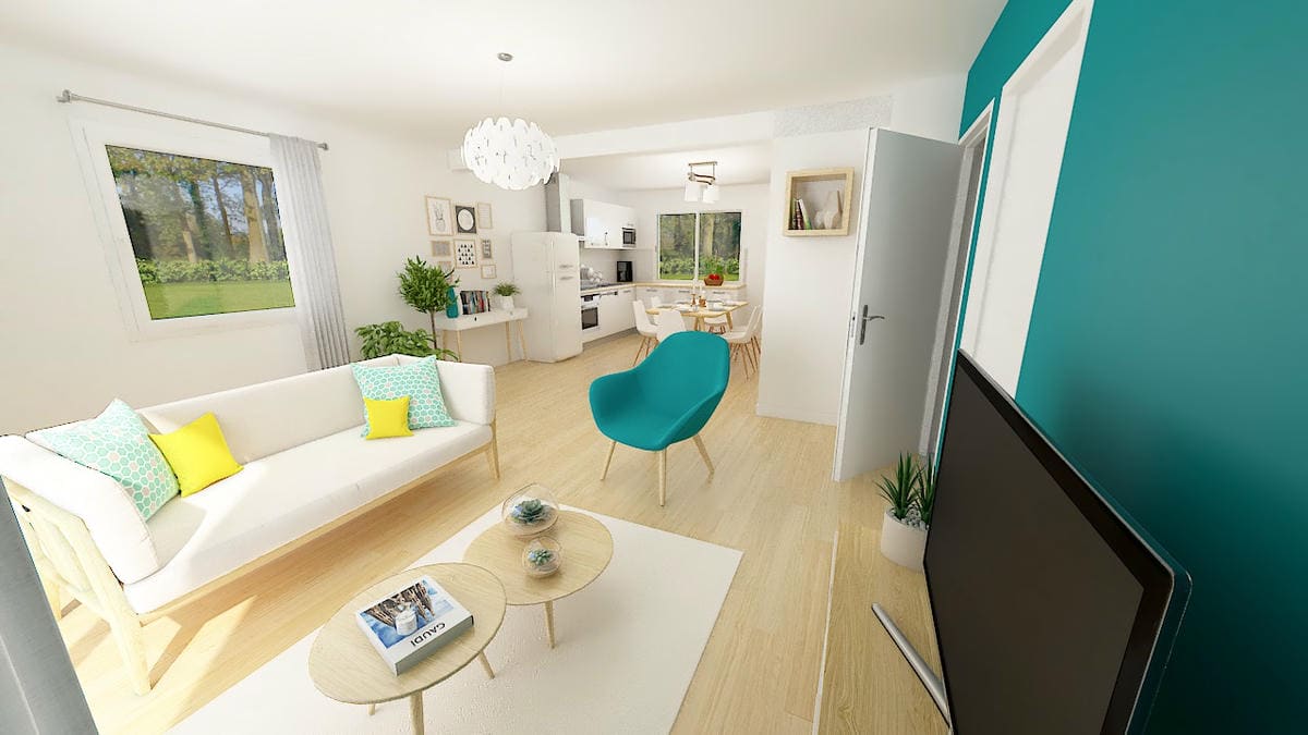 Vue intérieure 3D Montargoises Up