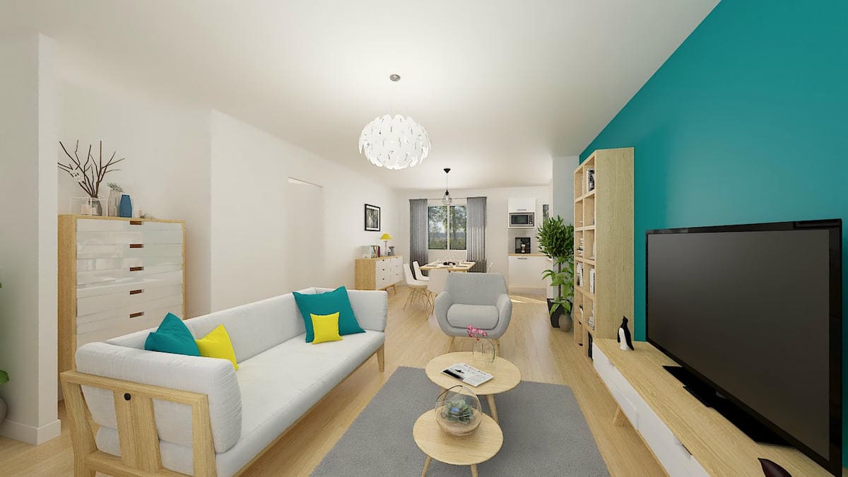 Vue intérieure 3D Montargoises Cosy